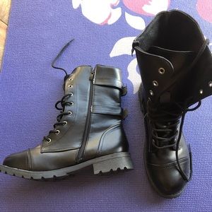 Faux Leather Boot